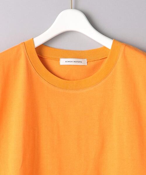 AEWEN MATOPH(イウエン マトフ)の「<AEWEN MATOPH(イウエン マトフ)>コットン ノースリーブカットソー(Tシャツ/カットソー・レディース・オレンジ/ホワイト/ブラック・FREE)」の15枚目の写真