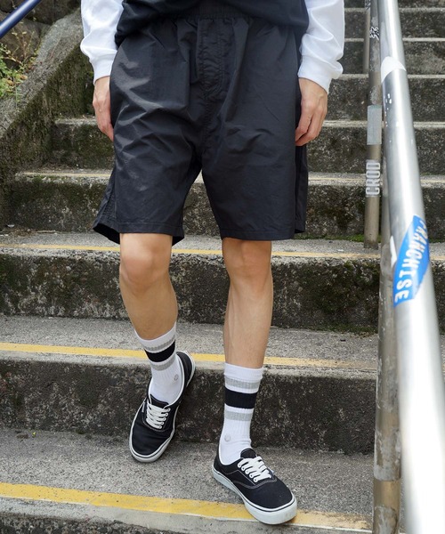 THRASHER(スラッシャー)の「ANTI LOGO BUGGY SHORTS/スラッシャーウエストゴムバギーショーツ(その他パンツ・メンズ・ブラック/ダークオリーブ・X-LARGE/LARGE/MEDIUM)」の6枚目の写真