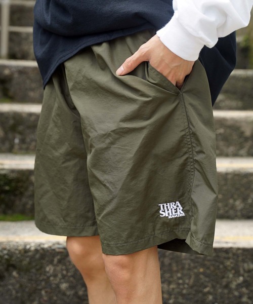 THRASHER(スラッシャー)の「ANTI LOGO BUGGY SHORTS/スラッシャーウエストゴムバギーショーツ(その他パンツ・メンズ・ブラック/ダークオリーブ・X-LARGE/LARGE/MEDIUM)」の10枚目の写真