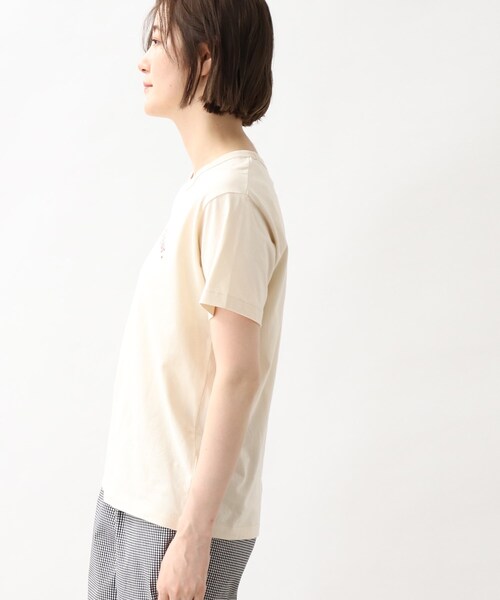 grove(グローブ)の「grove×Something メッセージロゴTシャツ(Tシャツ/カットソー・レディース・ブラック/レッド系1/アイボリー・03/02)」の5枚目の写真