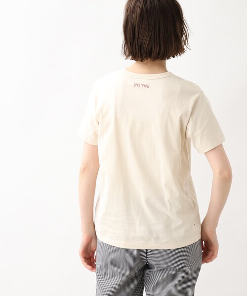 grove(グローブ)の「grove×Something メッセージロゴTシャツ(Tシャツ/カットソー・レディース・ブラック/レッド系1/アイボリー・03/02)」の6枚目の写真