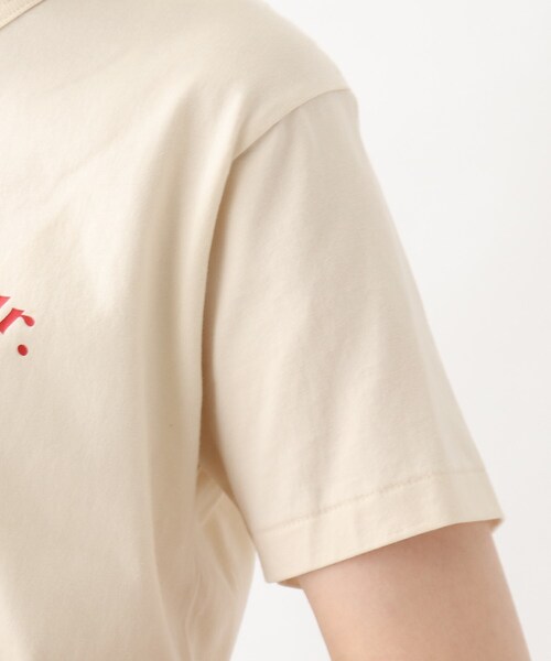 grove(グローブ)の「grove×Something メッセージロゴTシャツ(Tシャツ/カットソー・レディース・ブラック/レッド系1/アイボリー・03/02)」の8枚目の写真