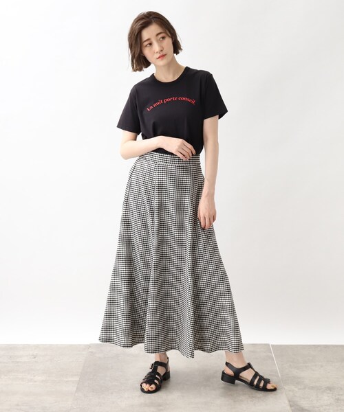 grove(グローブ)の「grove×Something メッセージロゴTシャツ(Tシャツ/カットソー・レディース・ブラック/レッド系1/アイボリー・03/02)」の13枚目の写真