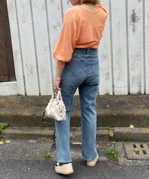 archives（アルシーヴ）の「テープヤーンボレロ＋ニットキャミソールアンサンブル（アンサンブル・レディース・ブラック/オレンジ/ブルー/アイボリー・FREE）」の22枚目の写真