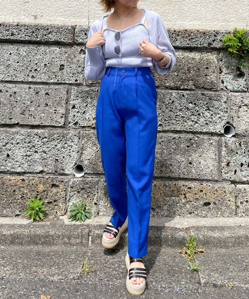 archives（アルシーヴ）の「テープヤーンボレロ＋ニットキャミソールアンサンブル（アンサンブル・レディース・ブラック/オレンジ/ブルー/アイボリー・FREE）」の18枚目の写真