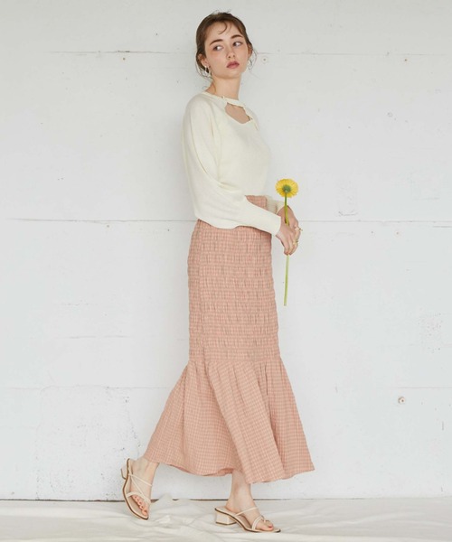 archives（アルシーヴ）の「テープヤーンボレロ＋ニットキャミソールアンサンブル（アンサンブル・レディース・ブラック/オレンジ/ブルー/アイボリー・FREE）」の5枚目の写真