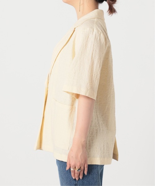 B.C STOCK（ベーセーストック）の「ジャガード半袖ジャケット