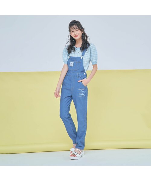 algy(アルジー)の「ギンガムサマーニットT(ニット/セーター・キッズ・ブラック/サックスブルー/ラベンダー・SMALL/MEDIUM/X-SMALL/XX-SMALL)」の6枚目の写真