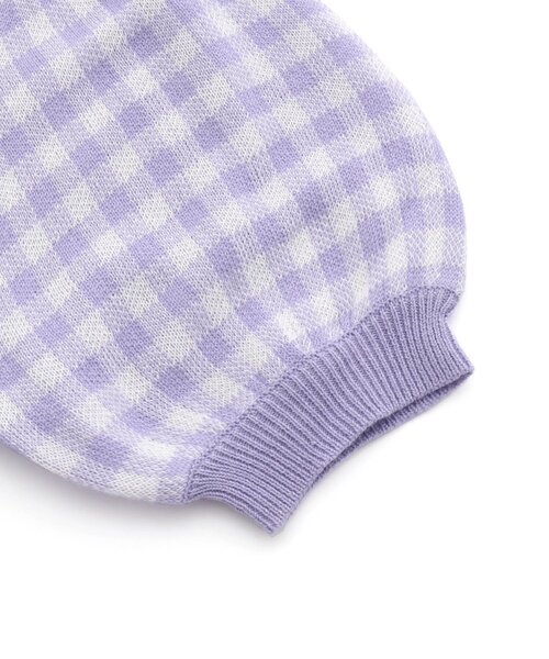 algy(アルジー)の「ギンガムサマーニットT(ニット/セーター・キッズ・ブラック/サックスブルー/ラベンダー・SMALL/MEDIUM/X-SMALL/XX-SMALL)」の14枚目の写真