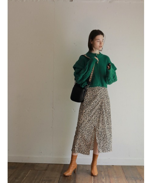 AMAIL(アマイル)の「Leo smart スカート(スカート・レディース・ベージュ・FREE)」の2枚目の写真