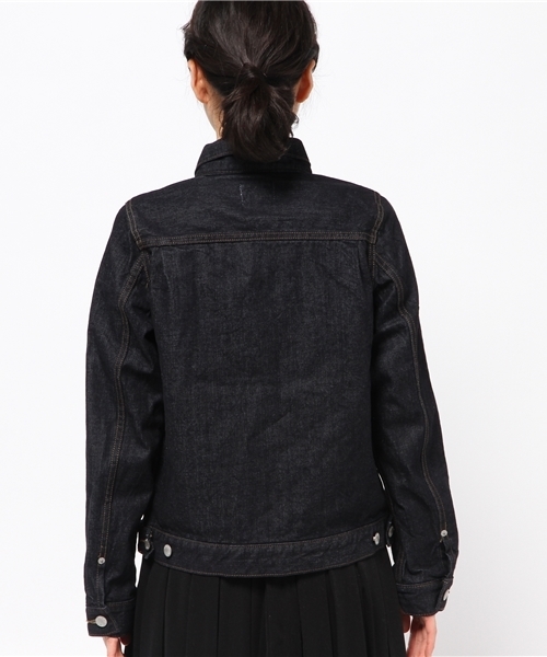 CIAOPANIC（チャオパニック）の「【Ciaopanic】Gジャン（デニムジャケット・レディース・ダークブルー/インディゴブルー・FREE）」の5枚目の写真