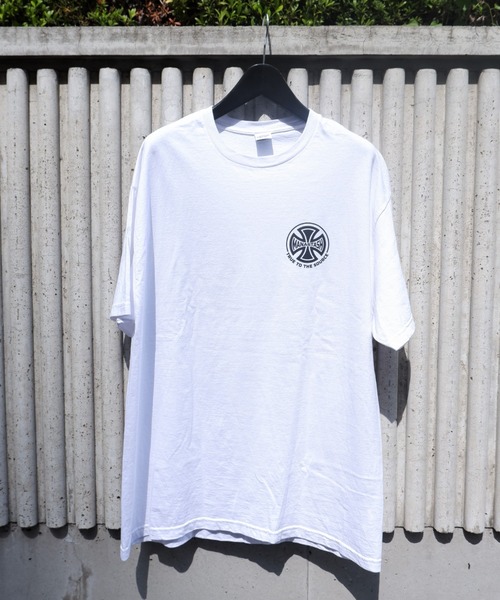 MANASTASH（マナスタッシュ）の「【直営店限定】MANASTASH/マナスタッシュ　BAR CROSS TEE バークロスティー　Tシャツ（Tシャツ/カットソー・メンズ・ホワイト/ブラック・MEDIUM/LARGE/X-LARGE）」の16枚目の写真