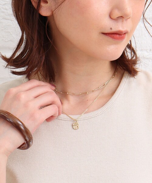 SHOO・LA・RUE（シューラルー）の「◆スパンテレコベーシックタンクトップ（タンクトップ・レディース・ナチュラル/ブラック/ベージュ・03/02）」の7枚目の写真