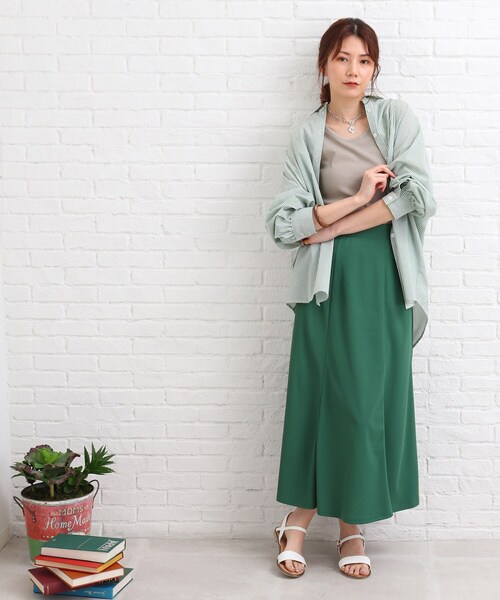 SHOO・LA・RUE（シューラルー）の「◆スパンテレコベーシックタンクトップ（タンクトップ・レディース・ナチュラル/ブラック/ベージュ・03/02）」の21枚目の写真