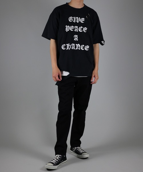 hummel PEACE PRAYER 86 シャツ グレンチェックジャカード Tシャツ｜カットソー｜ニコル公式通販