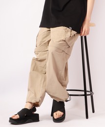 FLASH PACKER ナイロンワイドパンツ