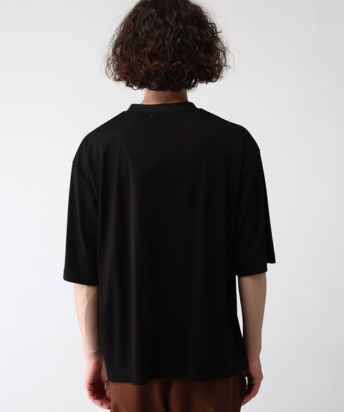 tk.TAKEO KIKUCHI（ティーケータケオキクチ）の「◆ジオメエンブロアマウントカットソー（Tシャツ/カットソー・メンズ・ブラック/オフホワイト・02/03）」の13枚目の写真