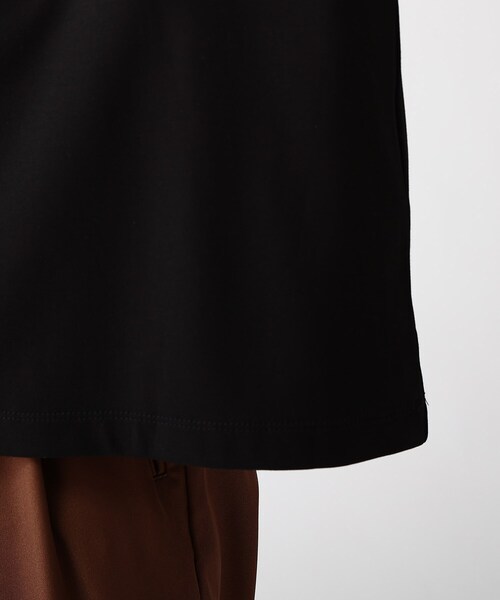 tk.TAKEO KIKUCHI（ティーケータケオキクチ）の「◆ジオメエンブロアマウントカットソー（Tシャツ/カットソー・メンズ・ブラック/オフホワイト・02/03）」の4枚目の写真