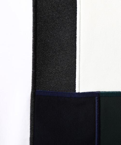 tk.TAKEO KIKUCHI（ティーケータケオキクチ）の「◆ジオメエンブロアマウントカットソー（Tシャツ/カットソー・メンズ・ブラック/オフホワイト・02/03）」の8枚目の写真