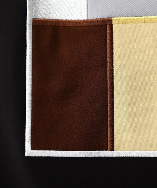 tk.TAKEO KIKUCHI（ティーケータケオキクチ）の「◆ジオメエンブロアマウントカットソー（Tシャツ/カットソー・メンズ・ブラック/オフホワイト・02/03）」の19枚目の写真