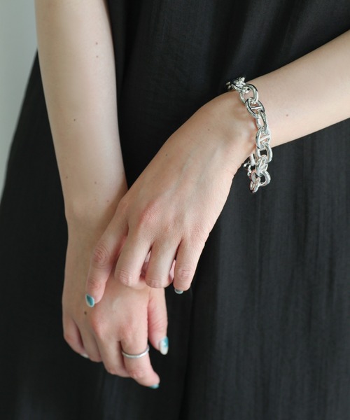 select MOCA（セレクトモカ）の「メタルチェーンブレスレット（ブレスレット・レディース・シルバー/ゴールド・FREE）」の13枚目の写真