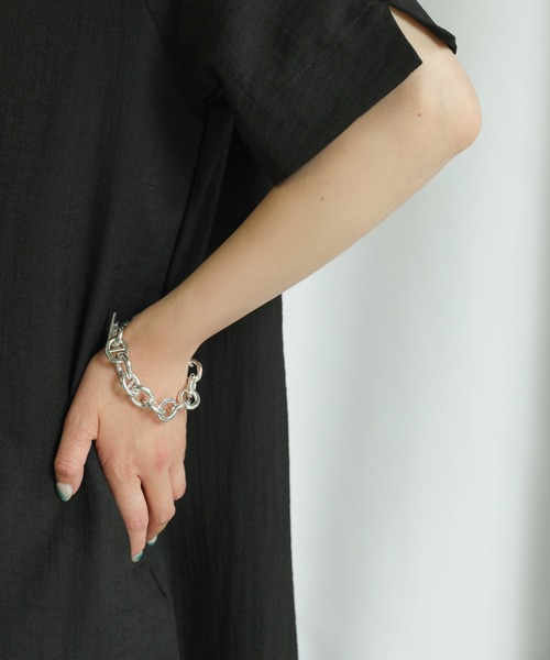 select MOCA（セレクトモカ）の「メタルチェーンブレスレット（ブレスレット・レディース・シルバー/ゴールド・FREE）」の11枚目の写真