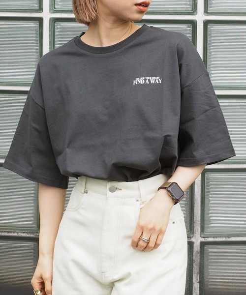 tiptop(ティップトップ)の「フラワープリントT(Tシャツ/カットソー・レディース・ブラック/オフホワイト/ホワイト系その他/ブラック系その他・FREE)」の15枚目の写真
