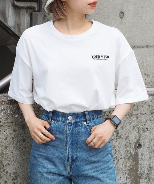 tiptop(ティップトップ)の「フラワープリントT(Tシャツ/カットソー・レディース・ブラック/オフホワイト/ホワイト系その他/ブラック系その他・FREE)」の10枚目の写真