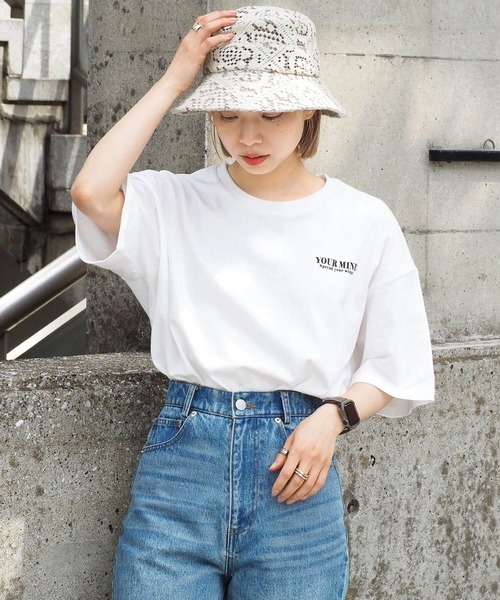 tiptop(ティップトップ)の「フラワープリントT(Tシャツ/カットソー・レディース・ブラック/オフホワイト/ホワイト系その他/ブラック系その他・FREE)」の11枚目の写真