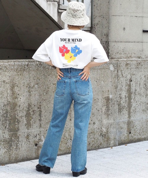 tiptop(ティップトップ)の「フラワープリントT(Tシャツ/カットソー・レディース・ブラック/オフホワイト/ホワイト系その他/ブラック系その他・FREE)」の13枚目の写真