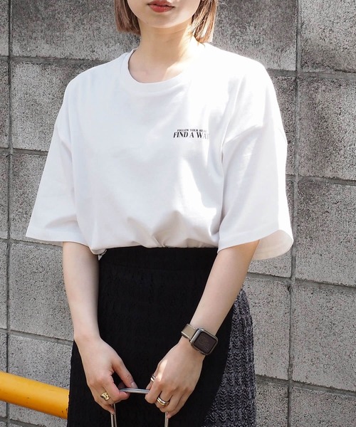 tiptop(ティップトップ)の「フラワープリントT(Tシャツ/カットソー・レディース・ブラック/オフホワイト/ホワイト系その他/ブラック系その他・FREE)」の5枚目の写真