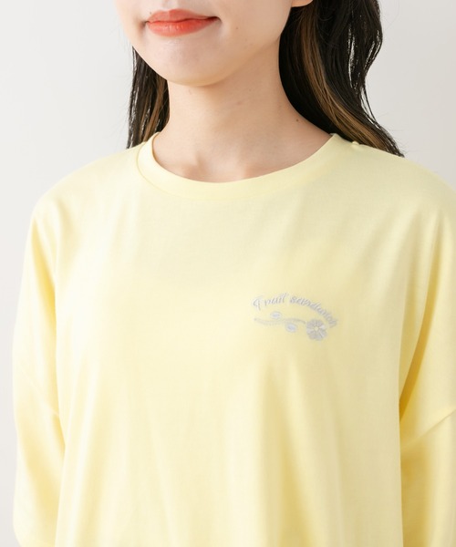 OLIVE des OLIVE（オリーブデオリーブ）の「フルーツサンドTシャツ（Tシャツ/カットソー・レディース・オフホワイト/ピンク/イエロー/スミクロ・FREE）」の12枚目の写真