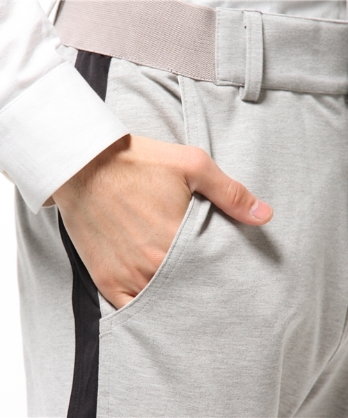 Lui's(ルイス)の「SUPER THANKS(スーパー・サンクス) ポンチサイドラインパンツ(その他パンツ・メンズ・グレー/ブラック・MEDIUM/LARGE/SMALL)」の9枚目の写真