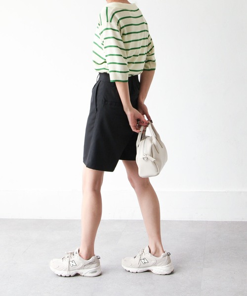 Chillfar(チルファー)の「ボーダースキッパーサマーニットポロ(ニット/セーター・レディース・アイボリー/ホワイト系/ホワイト系1・FREE)」の22枚目の写真