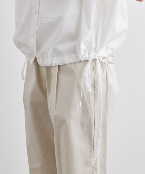 PUAL CE CIN（ピュアルセシン）の「【Du noir】タイプライターベスト風ブラウス（ベスト・レディース・ホワイト/ブラック/カーキ・FREE）」の22枚目の写真