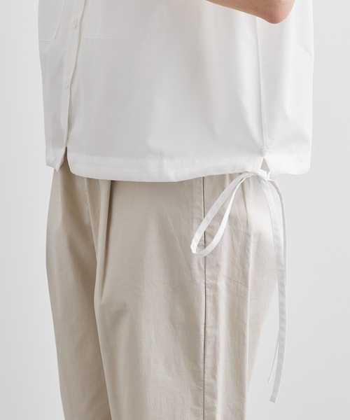 PUAL CE CIN（ピュアルセシン）の「【Du noir】タイプライターベスト風ブラウス（ベスト・レディース・ホワイト/ブラック/カーキ・FREE）」の21枚目の写真