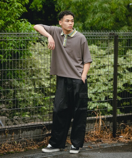 BROKEN BASE（ブロークンベース）の「カーゴポケットバルーンパンツ（カーゴパンツ・メンズ・ブラック/オリーブ・MEDIUM/LARGE）」の12枚目の写真