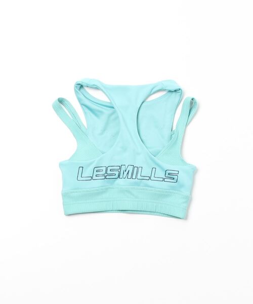 Reebok（リーボック）の「レズミルズR リブ クロップド タンク トップ  / Les MillsR Rib Cropped Tank Top （タンクトップ・レディース・ブルー・SMALL/MEDIUM/X-LARGE/X-SMALL/LARGE）」の5枚目の写真