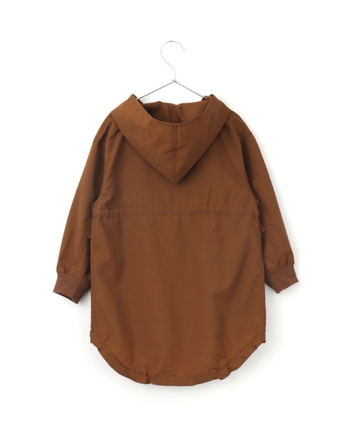 MAKE YOUR DAY（メイクユアデイ）の「ロング丈ナイロンフーディー■80～140cm（ナイロンジャケット・キッズ・ブラウン/ブラック/カーキ・110/100/140/120/130/80/90）」の13枚目の写真