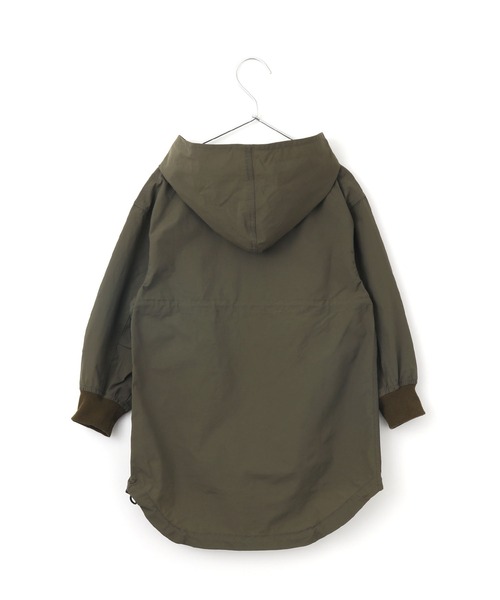 MAKE YOUR DAY（メイクユアデイ）の「ロング丈ナイロンフーディー■80～140cm（ナイロンジャケット・キッズ・ブラウン/ブラック/カーキ・110/100/140/120/130/80/90）」の14枚目の写真
