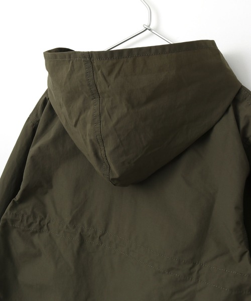 MAKE YOUR DAY（メイクユアデイ）の「ロング丈ナイロンフーディー■80～140cm（ナイロンジャケット・キッズ・ブラウン/ブラック/カーキ・110/100/140/120/130/80/90）」の21枚目の写真