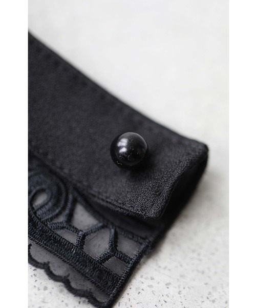 cawaii（カワイイ）の「（黒）ビジューで描くエレガント模様煌めく付け襟（付け襟・レディース・ブラック・FREE）」の14枚目の写真