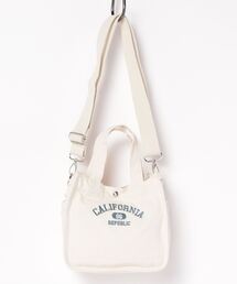 WEGO | WEGO/キャンバスロゴスクエアショルダー(ショルダーバッグ)