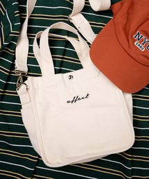 WEGO | WEGO/キャンバスロゴスクエアショルダー(ショルダーバッグ)