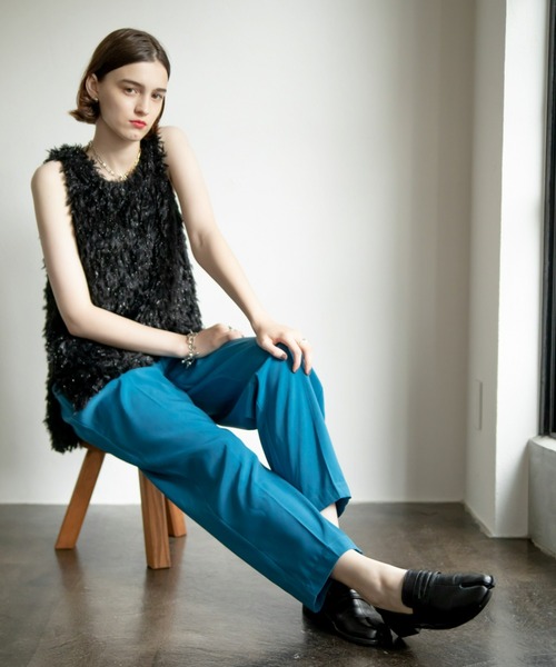 VACANCY（ヴァカンシー）の「カットフリンジトップス（その他トップス・レディース・ブラック/アイボリー・FREE）」の20枚目の写真