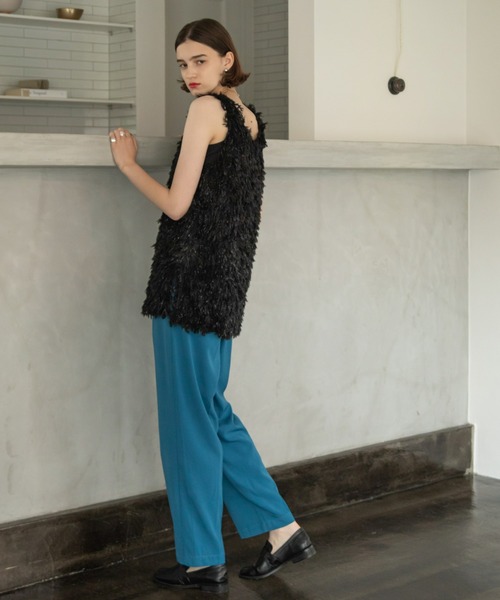 VACANCY（ヴァカンシー）の「カットフリンジトップス（その他トップス・レディース・ブラック/アイボリー・FREE）」の13枚目の写真