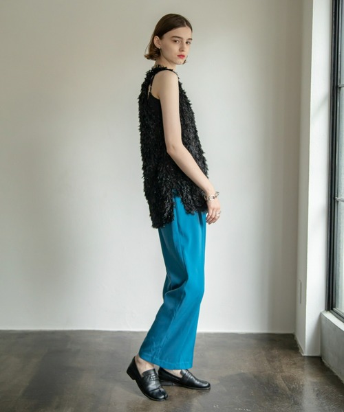 VACANCY（ヴァカンシー）の「カットフリンジトップス（その他トップス・レディース・ブラック/アイボリー・FREE）」の8枚目の写真