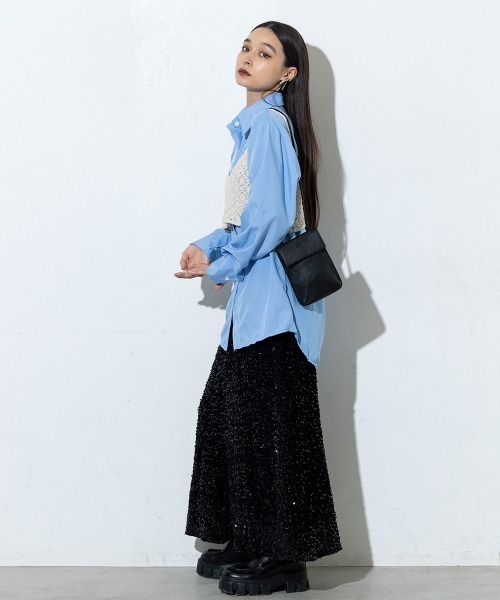 専用　beautiful people ♫ オーバーサイズ 立体編み セール】抜け感たっぷり。オーバーサイズシャツ（シャツ