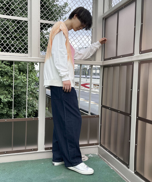 Purple&Yellow(パープルアンドイエロー)の「タイダイ ワイドベスト(ベスト・メンズ・ライトグリーン/ライトピンク・M/L/S)」の14枚目の写真