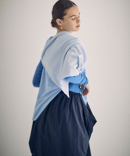 SEA（シー）の「フライス カラーパレット L/S トップ（Tシャツ/カットソー・レディース・コバルトブルー/サックスブルー/インディゴブルー・ONE SIZE）」の13枚目の写真